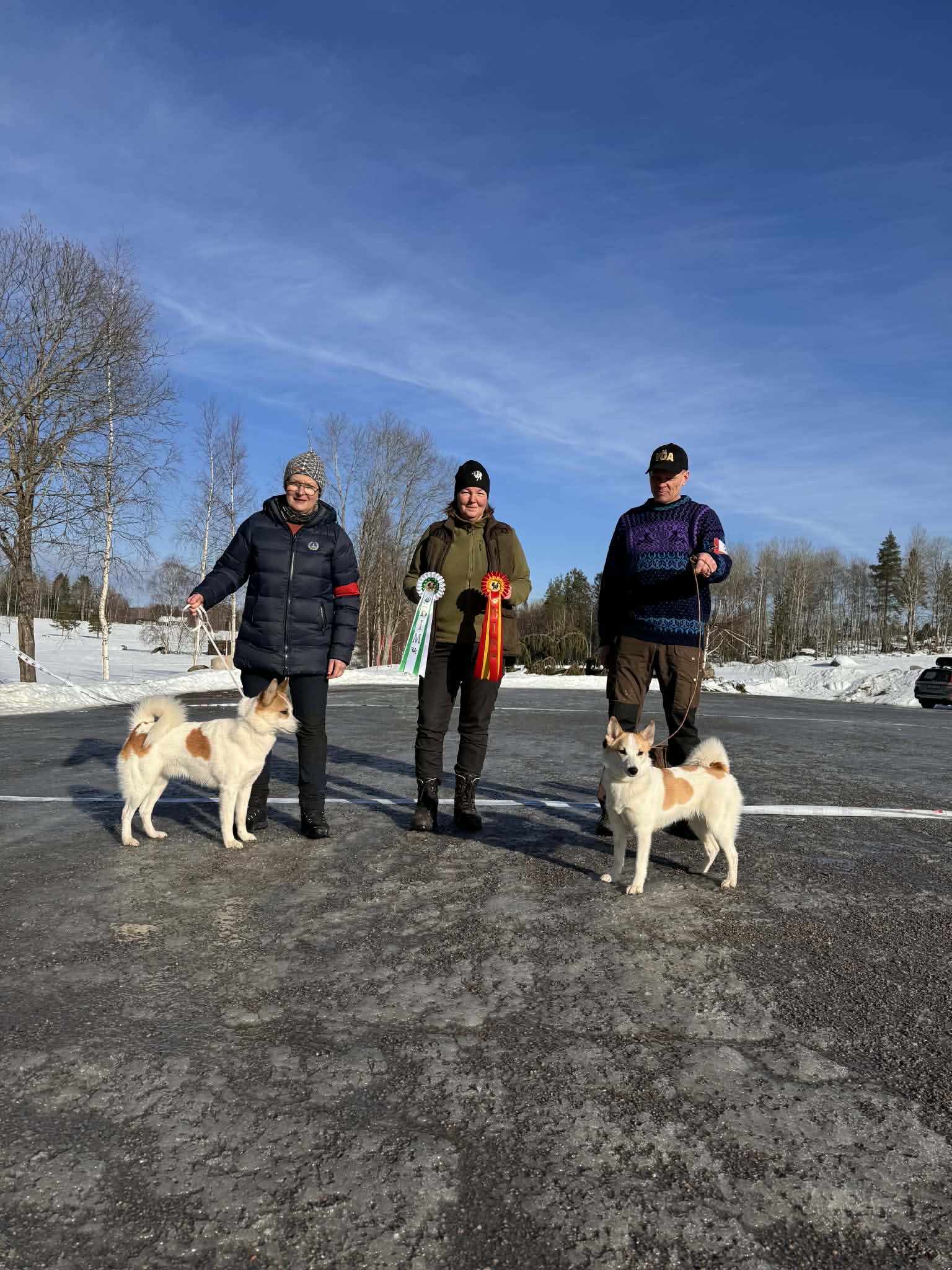 MORGONMYRENS ROY ägare Ann-Catrin Wadman BIM & KÄLABÄCKENS TUVA med ägare Torbjörn Österman BIR